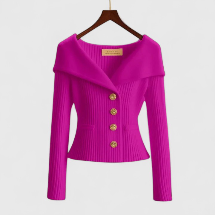 CLARISA – Elegante chaqueta de punto
