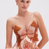 NAHIA – Vestido con Volantes