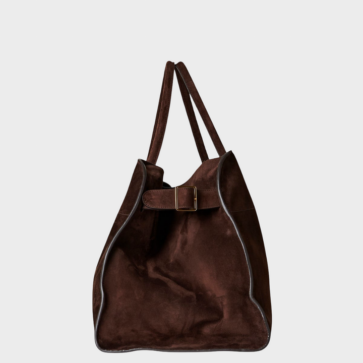 AISHA – Bolso de ante marrón