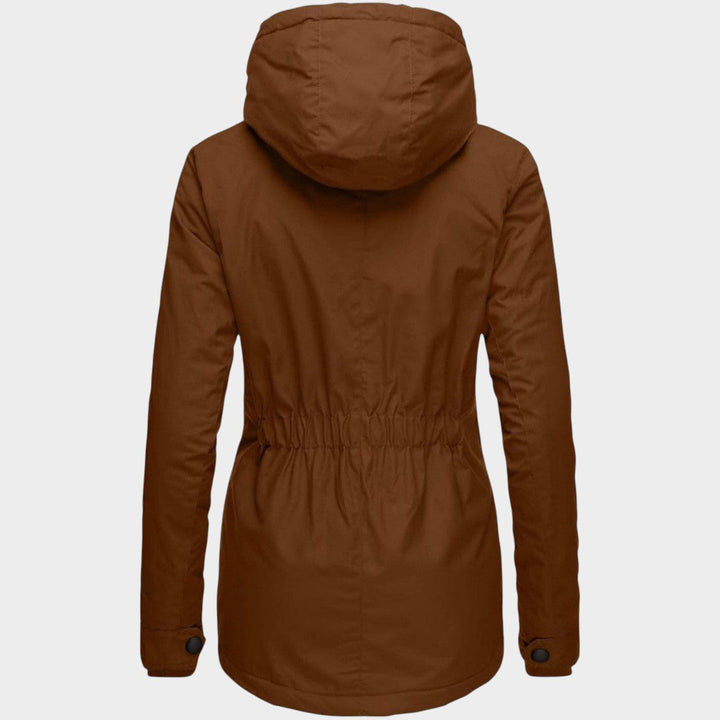 ANNA – Chaqueta otoñal larga de felpa