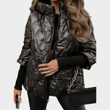 CHRISTINA – Chaqueta con capucha estilo patchwork