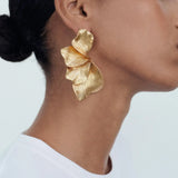 ZAFIRA – Pendientes Colgantes de Hoja