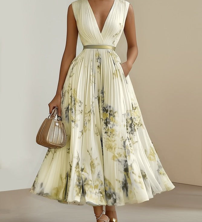 ISABEL – Vestido estampado elegante