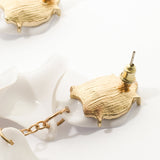 OFELIA – Pendientes de Gotas de Pétalos de Orquídea