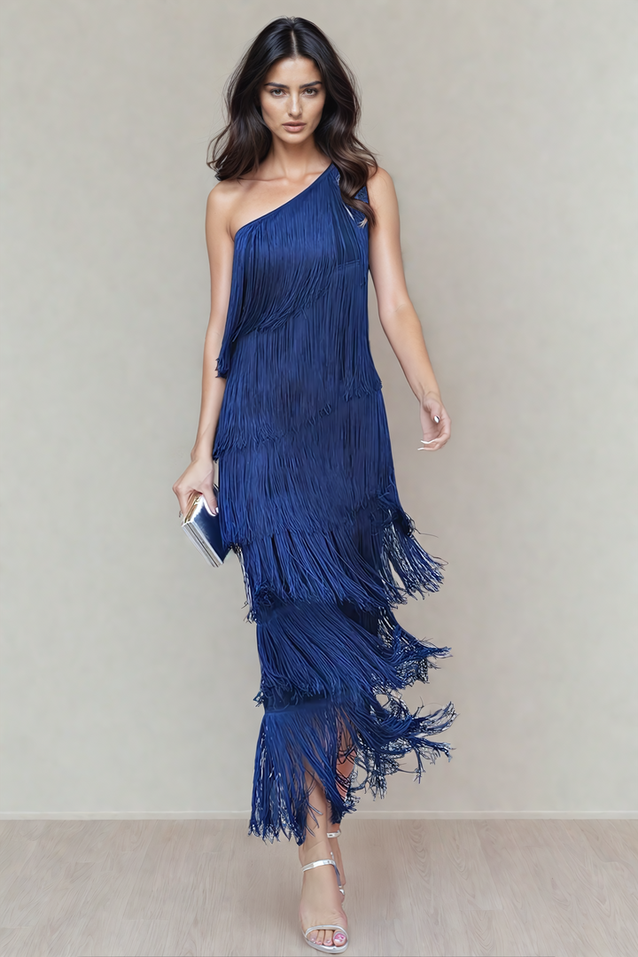 VALERIA – Vestido con flecos