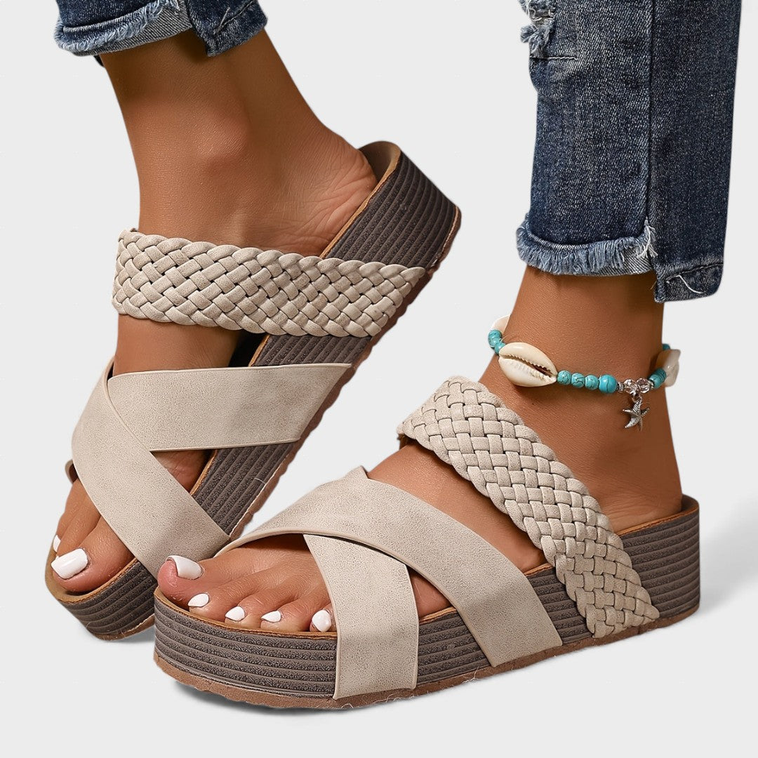 MIEL – Sandalias con plataforma