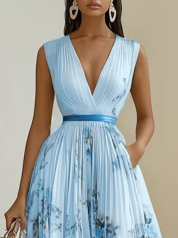 ISABEL – Vestido estampado elegante