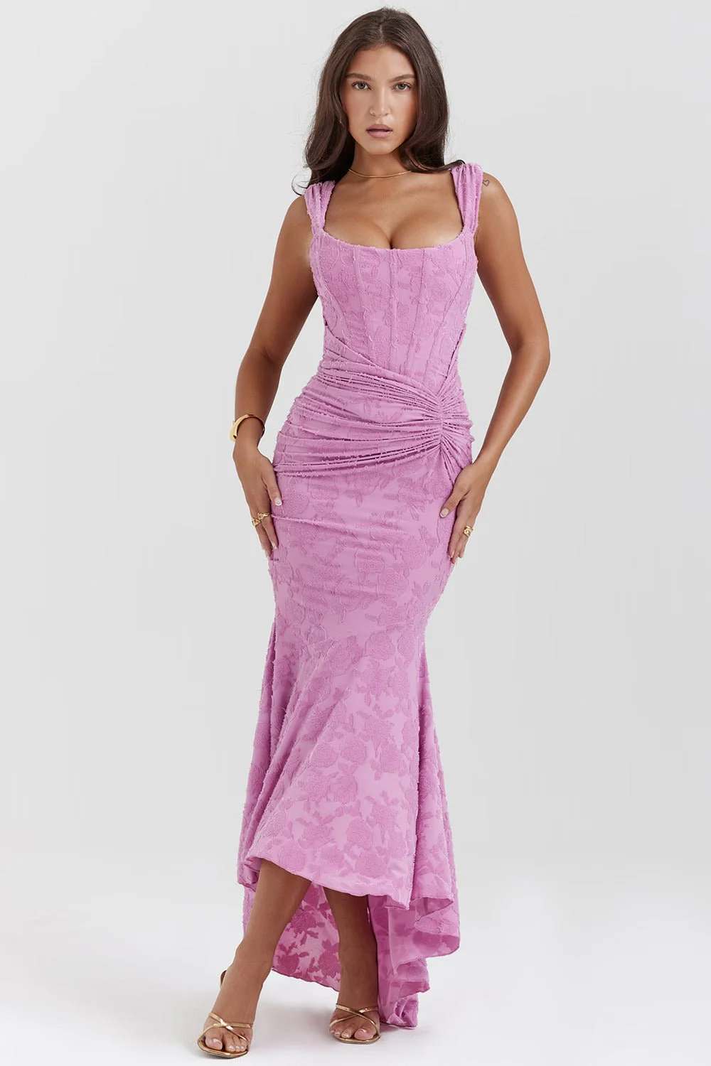 KIARA – Vestido largo con corsé sofisticado