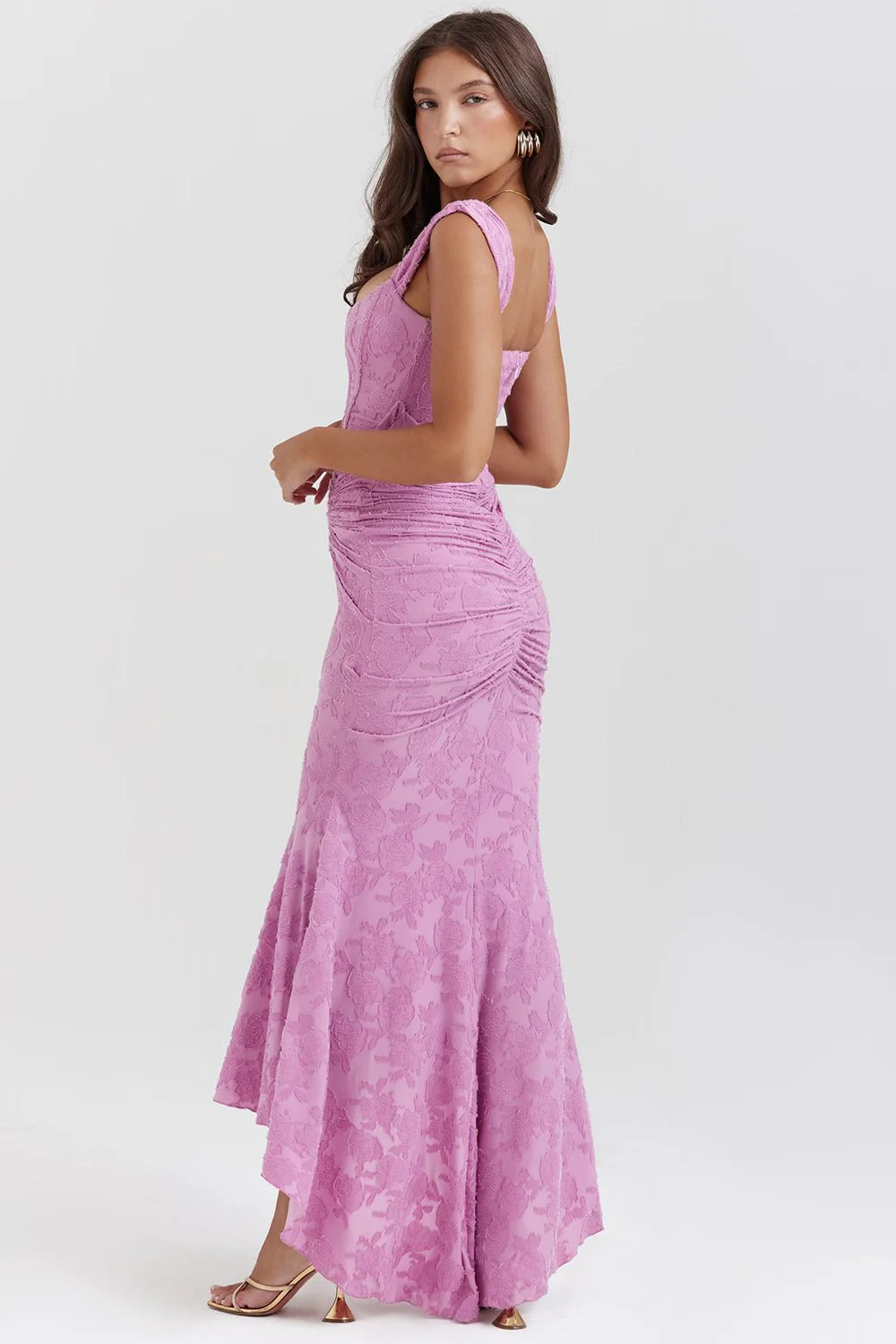 KIARA – Vestido largo con corsé sofisticado