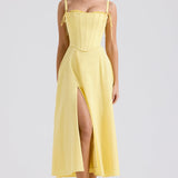 SOFÍA – Vestido midi con corsé