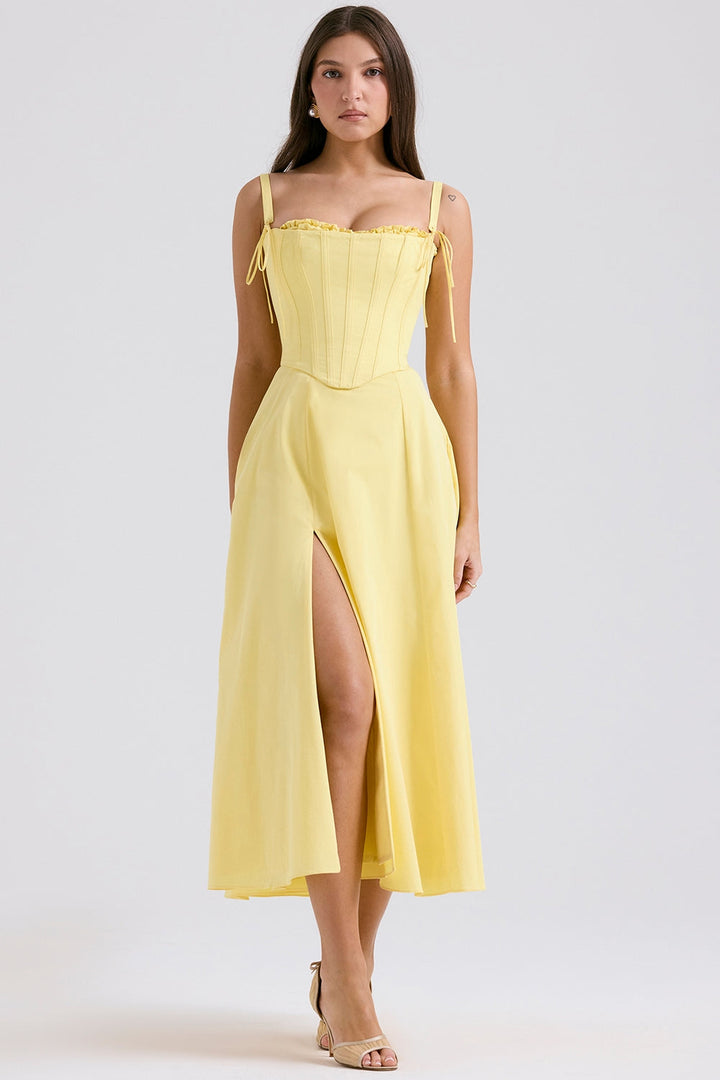 SOFÍA – Vestido midi con corsé