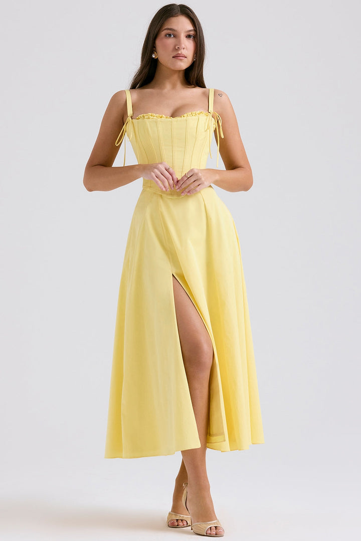SOFÍA – Vestido midi con corsé