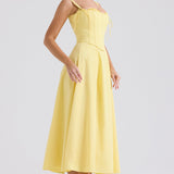 SOFÍA – Vestido midi con corsé