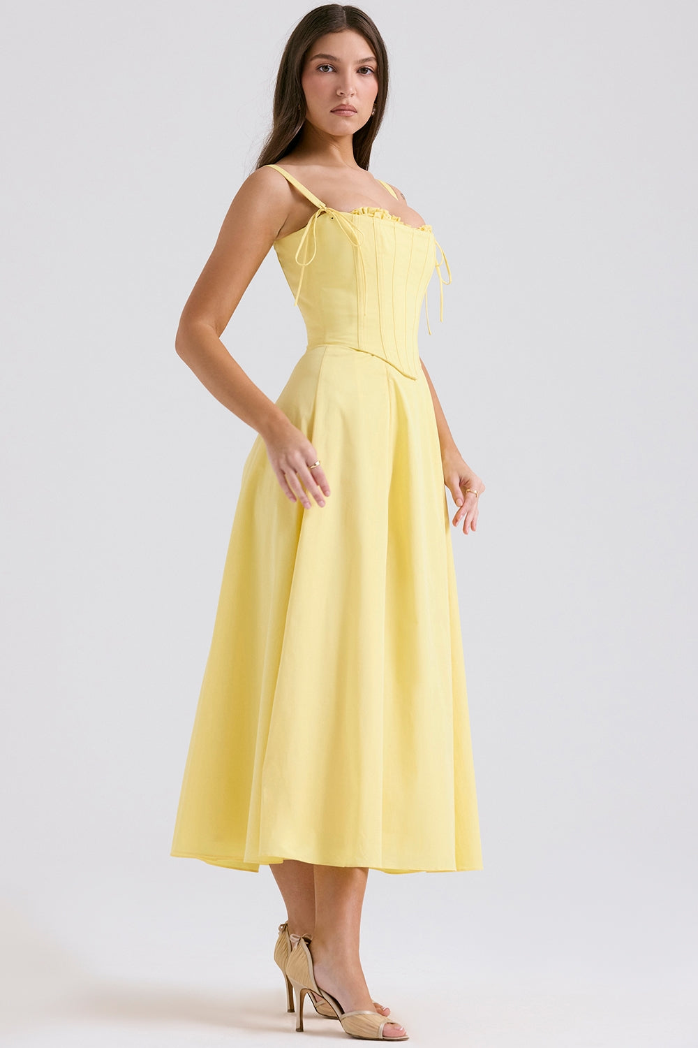 SOFÍA – Vestido midi con corsé