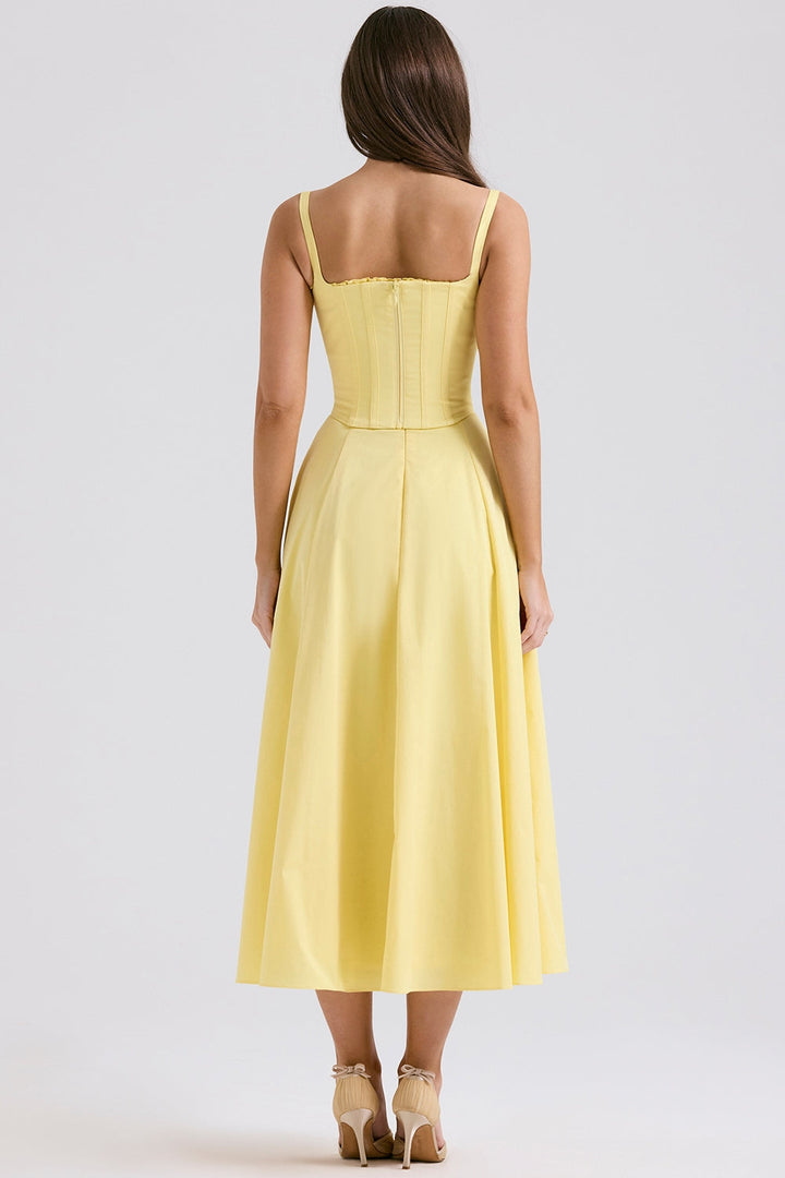 SOFÍA – Vestido midi con corsé