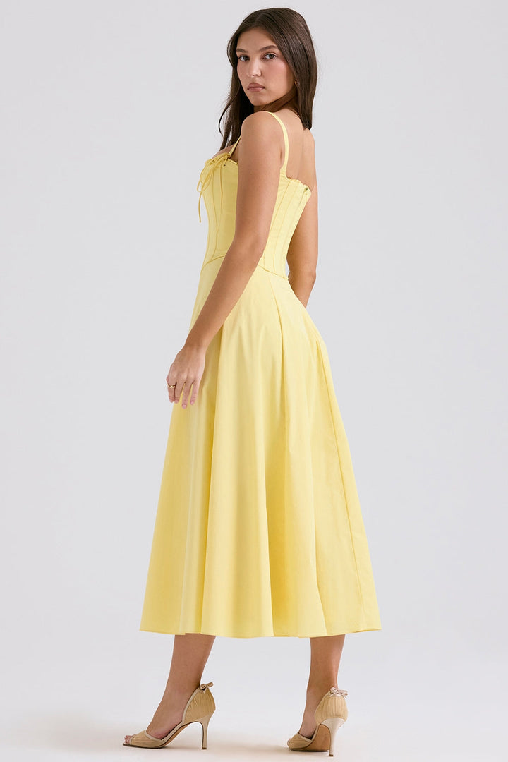 SOFÍA – Vestido midi con corsé
