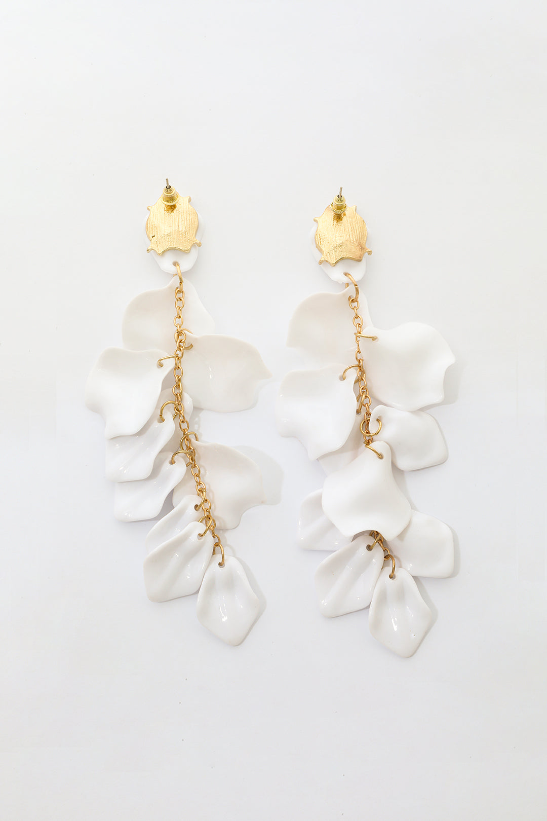 OFELIA – Pendientes de Gotas de Pétalos de Orquídea