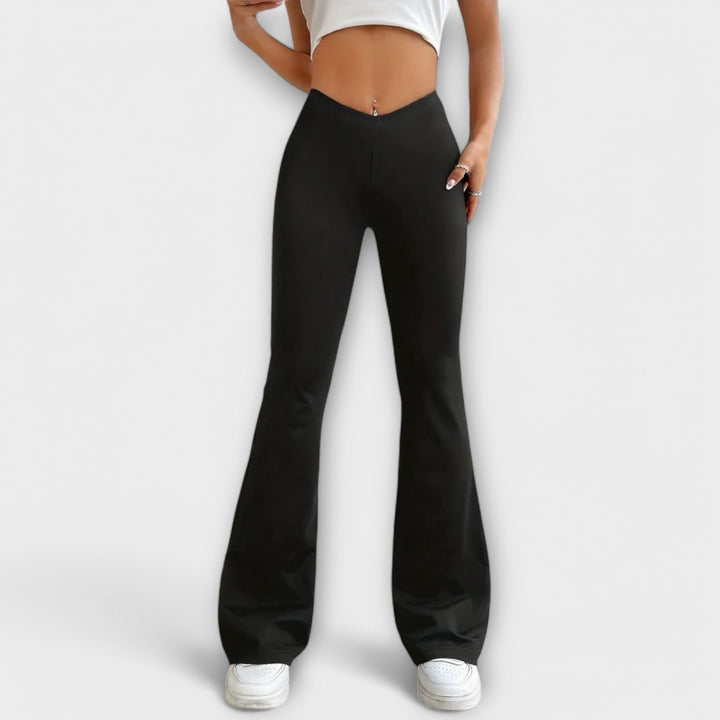 LUCÍA – Pantalones holgados con pierna acampanada