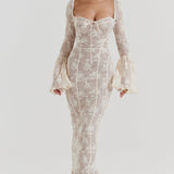 ALICIA – Vestido largo de encaje