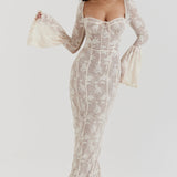 ALICIA – Vestido largo de encaje