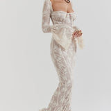 ALICIA – Vestido largo de encaje