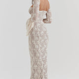 ALICIA – Vestido largo de encaje