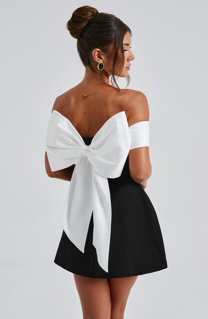 LANA – Mini vestido con lazo