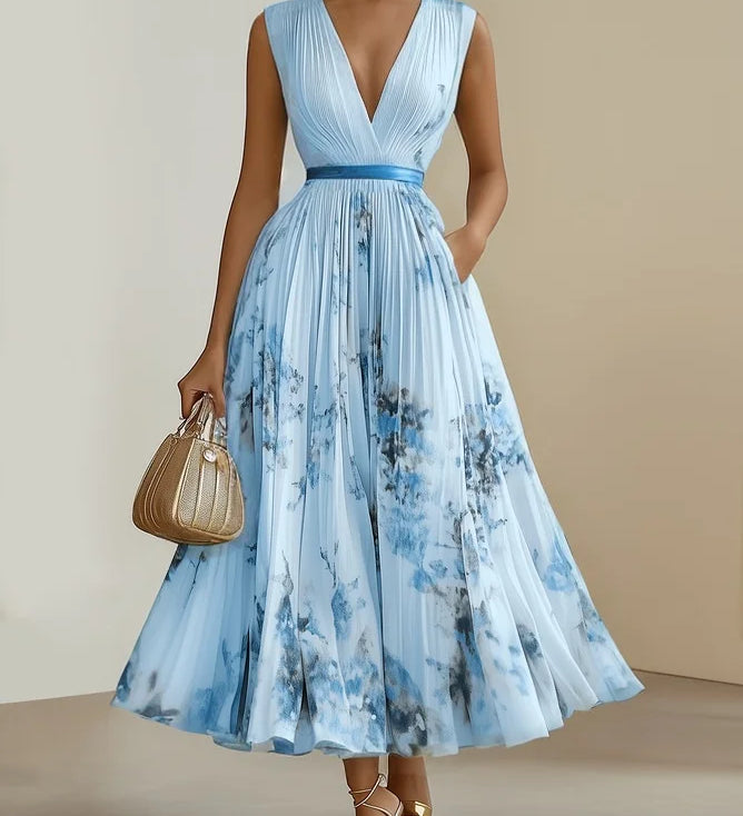 ISABEL – Vestido estampado elegante