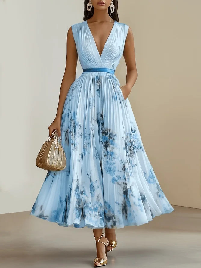 ISABEL – Vestido estampado elegante
