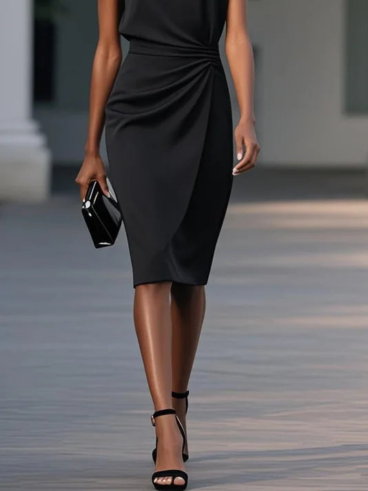 ALESSIA – Vestido midi de diseño