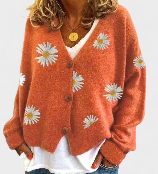 TERESA – Cárdigan con bordado floral