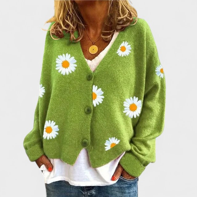 TERESA – Cárdigan con bordado floral