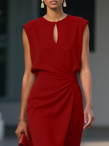 ALESSIA – Vestido midi de diseño