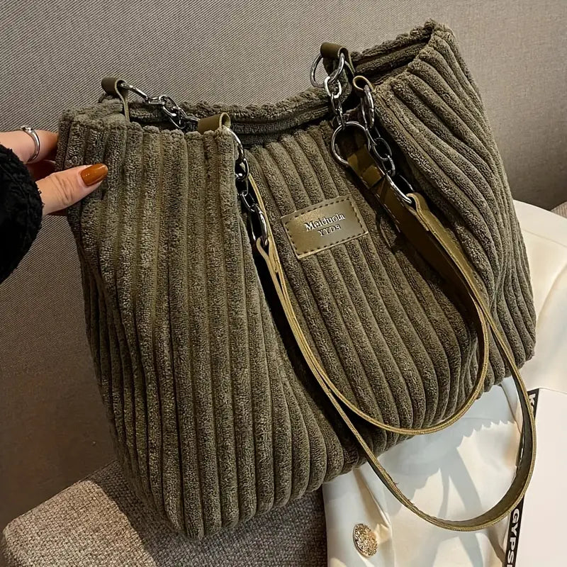IFÉ – Bolso de pana de asas dobles