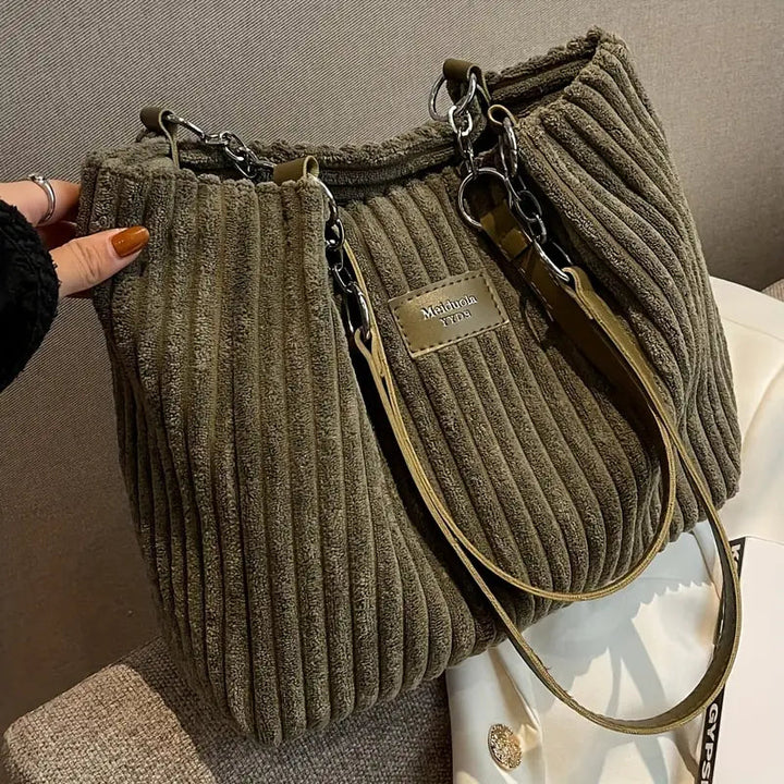 IFÉ – Bolso de pana de asas dobles
