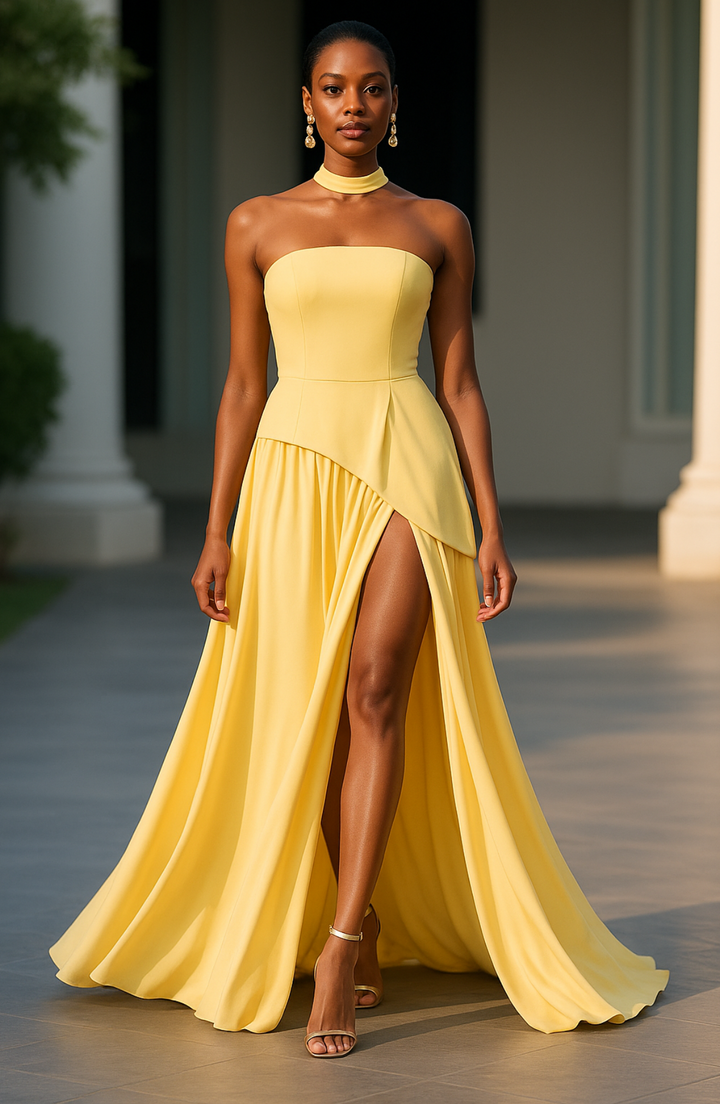 MARIEU – Maxi vestido de diseño