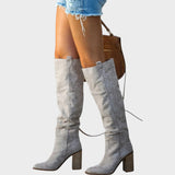 DIANE – Botas de Caña Altas de Ante