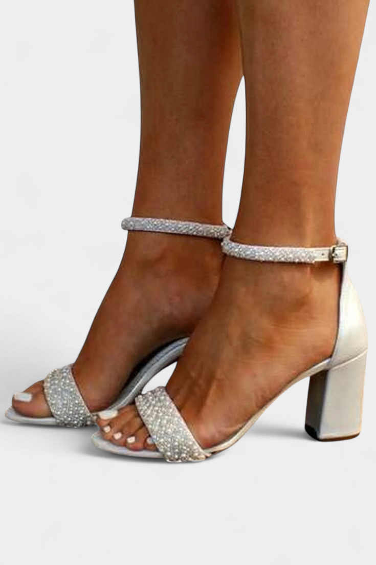 CHELSEA – Sandalias de Novia con Tiras Filigrana