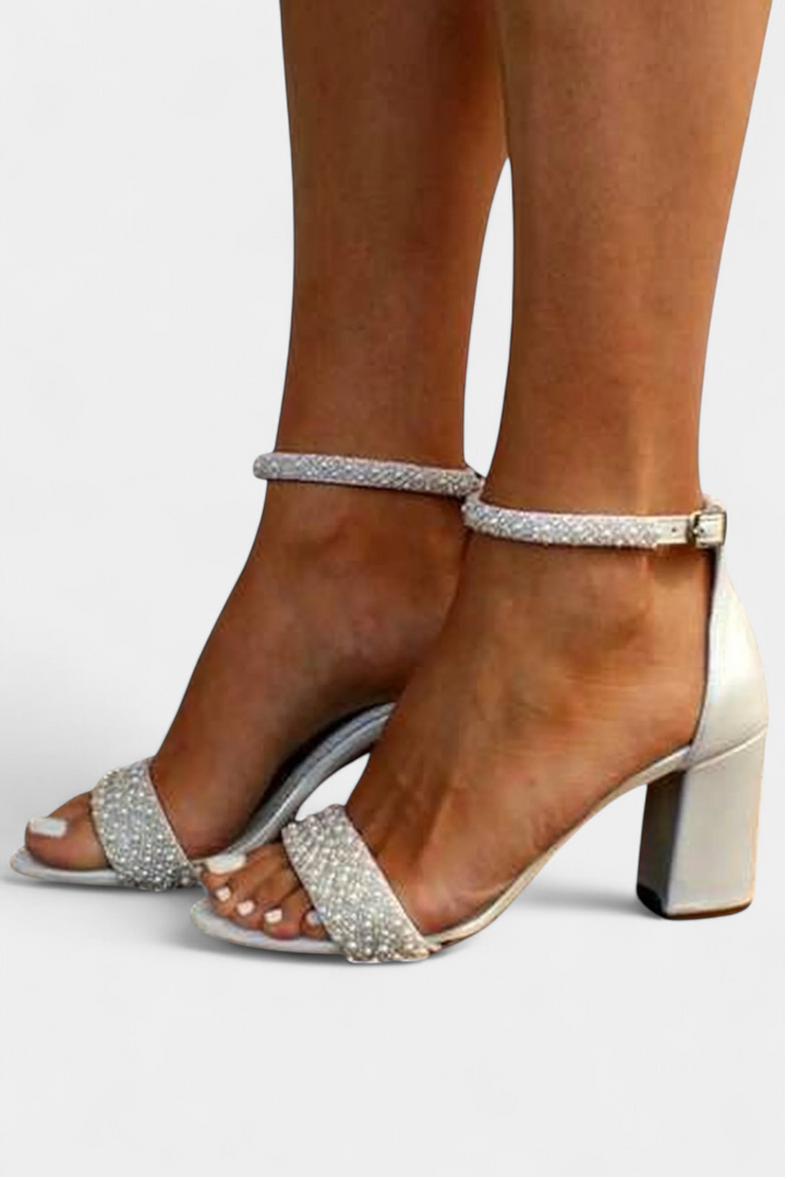 CHELSEA – Sandalias de Novia con Tiras Filigrana