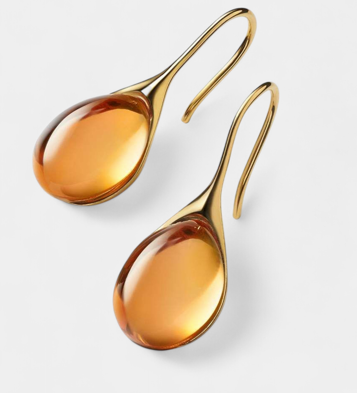 YAILA – Pendientes de Gota de Cristal