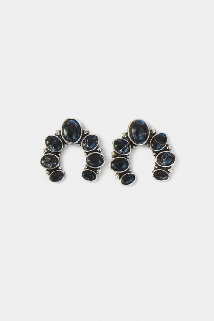 ARENA – Pendientes Herradura de Piedra Natural
