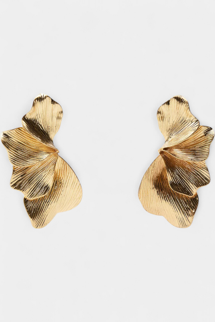 ZAFIRA – Pendientes Colgantes de Hoja
