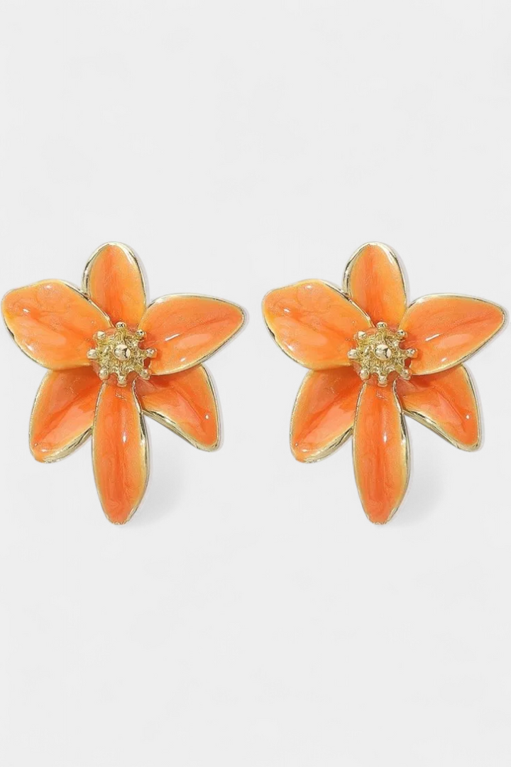AMIRA – Pendientes Vintage con Flor