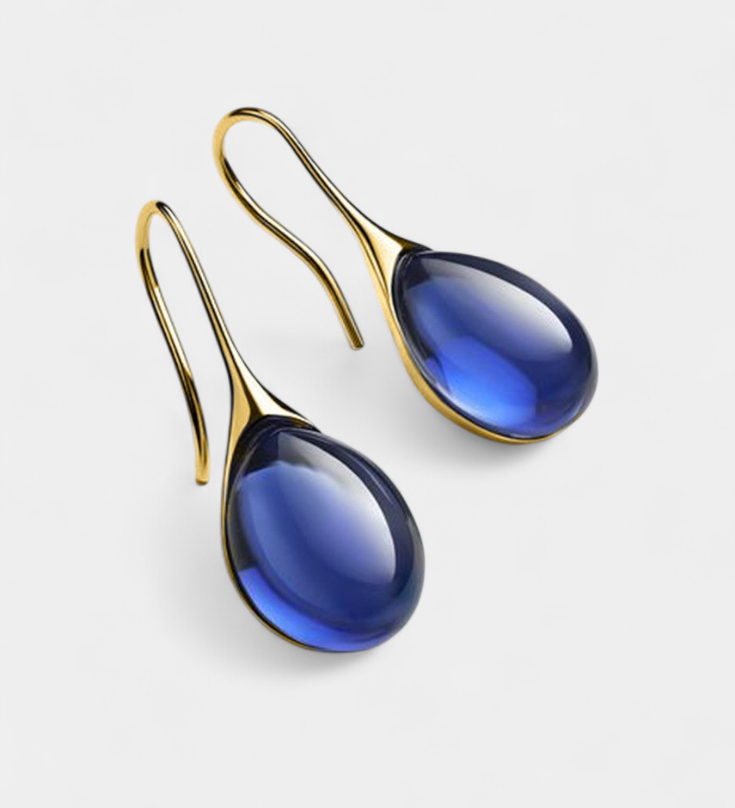 YAILA – Pendientes de Gota de Cristal