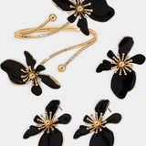 ELIN – Set de Accesorios Florales: Pulsera + Pendientes + Anillos