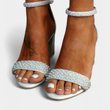 CHELSEA – Sandalias de Novia con Tiras Filigrana