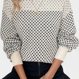 RACHAEL – Jersey de Cuello Redondo