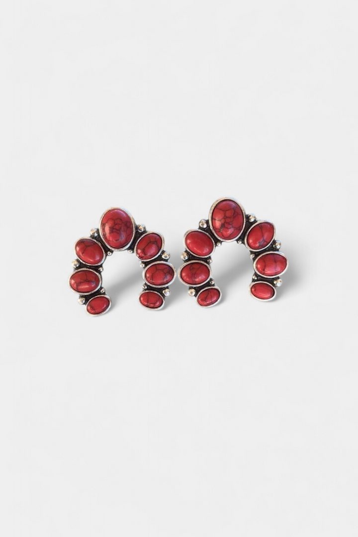 ARENA – Pendientes Herradura de Piedra Natural