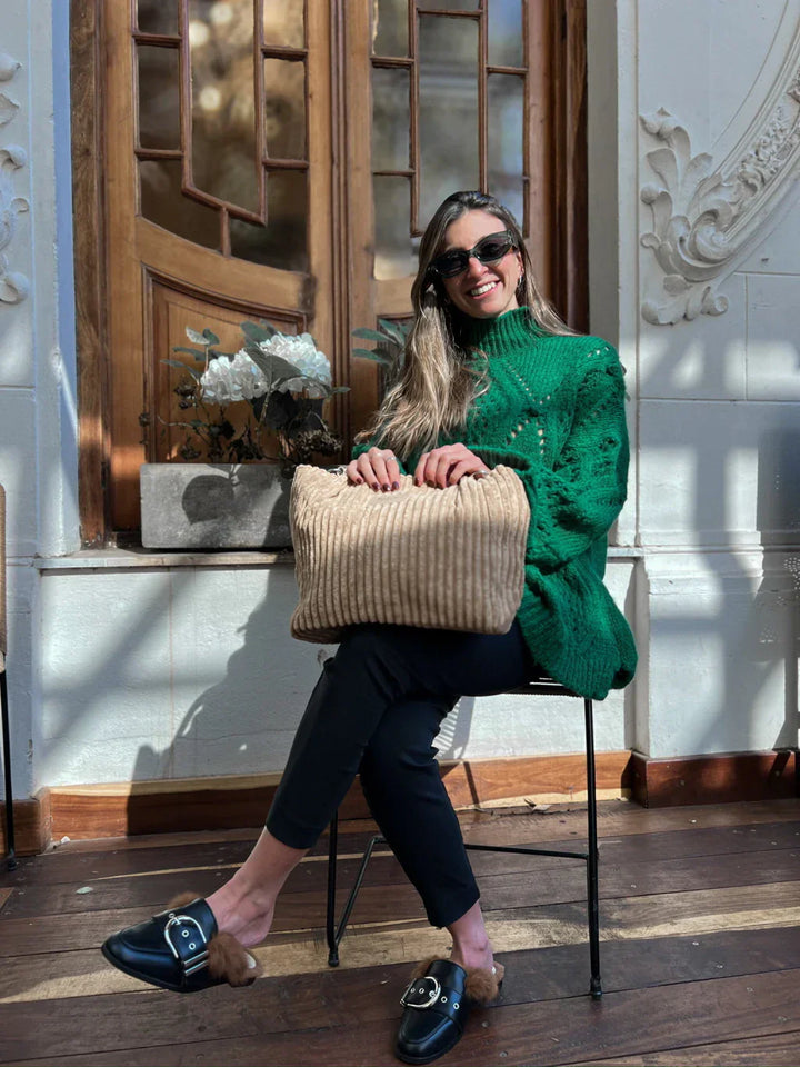 IFÉ – Bolso de pana de asas dobles