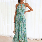 ALESSA – Maxi vestido estampado